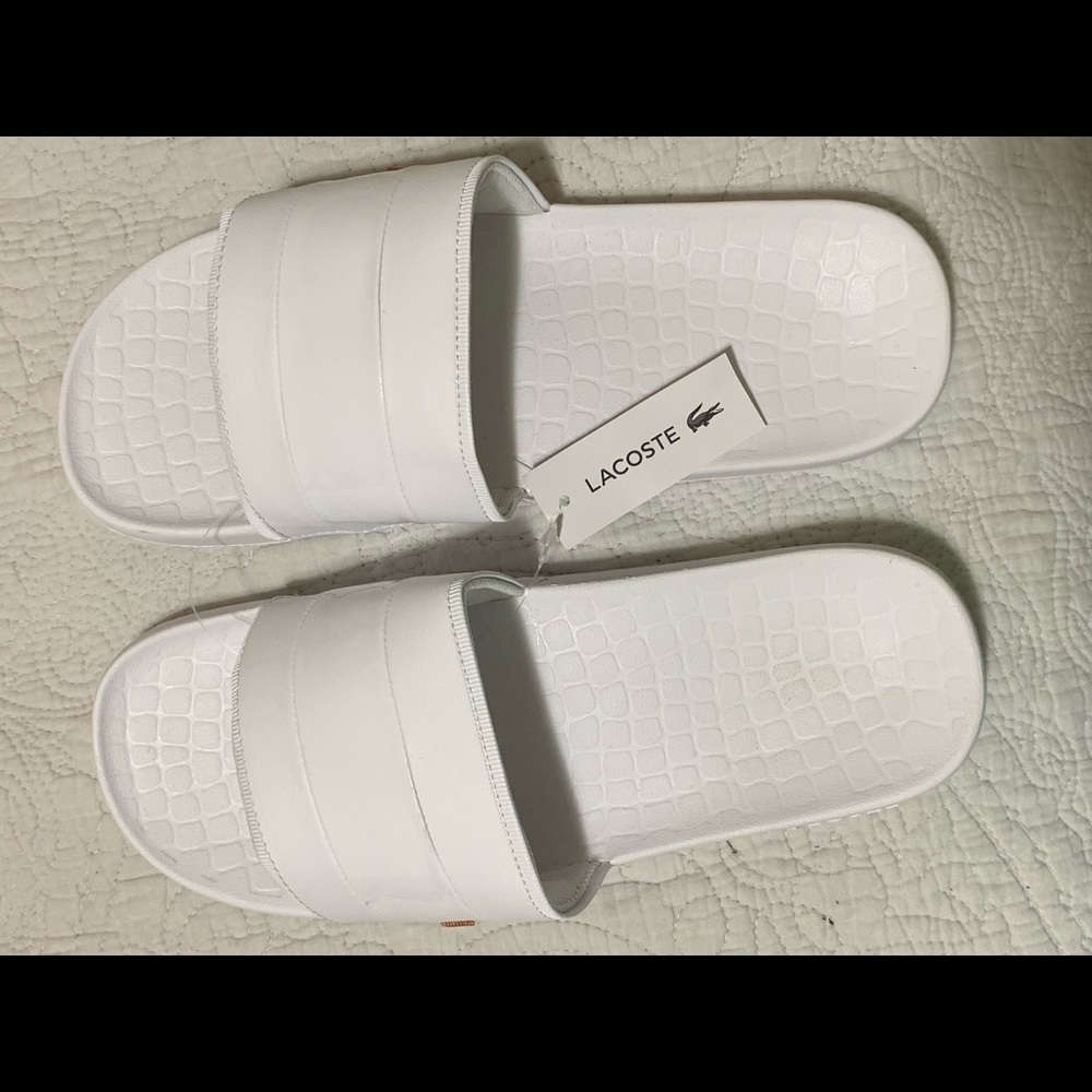 Lacoste  Fraisier Slide Sandal NWT